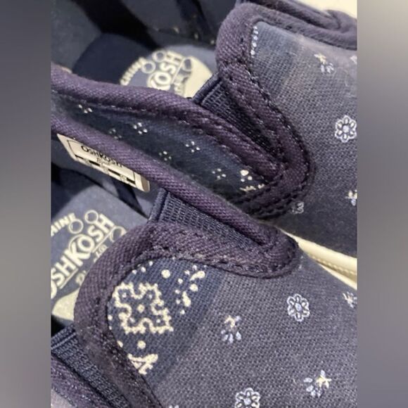 NWT Paisley Floral Toddler Slip-On Loafers Slippers Shoes by OshKosh B’gosh - Picture 8 of 8